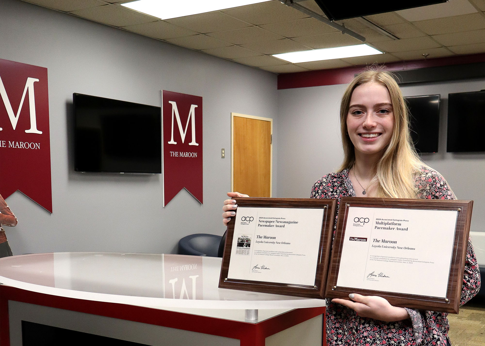 Pacemaker Award Loyola School of Communication and Design