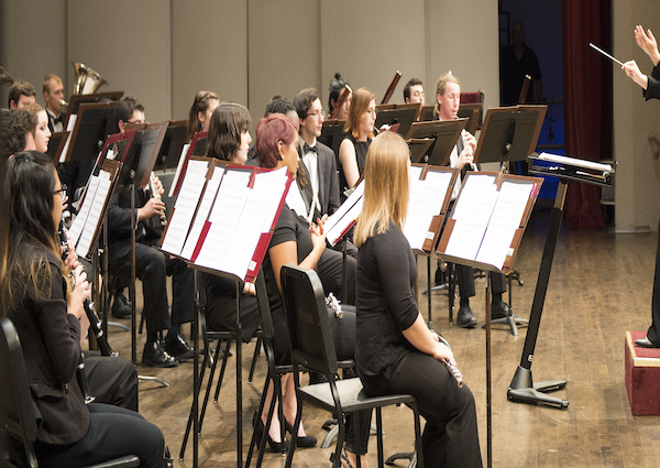 Concert Band Performing