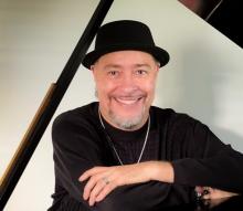 man, black hat, black shirt